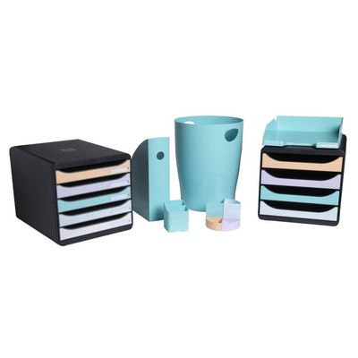 Exacompta Organizer z 4 szufladkami na biurko Aquarel