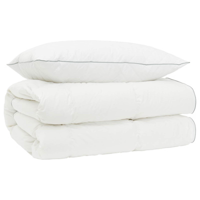 Zestaw kołdry 90% z gęsiego puchu FULDA 2 szt. 150 x 200 cm