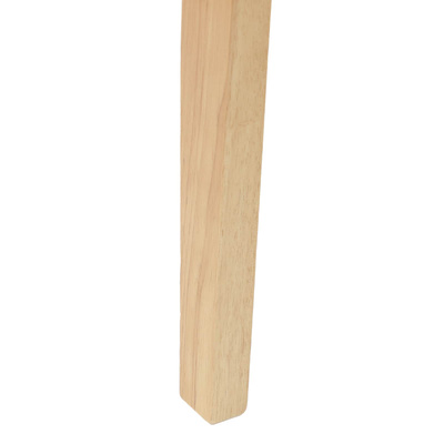 Krzesła jadalne 2 szt. Drewno Gumowe Naturalny 54 x 57 x 73 cm