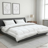 Zestaw kołdry i poduszek 3 szt. 240x260 cm 4 pory roku Wełna