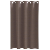 Firany blackout z kółkami 2 pcs Ciemny brąz 175 x 140 cm