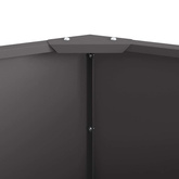 Donica Czarny 120 x 120 x 35 cm Stal