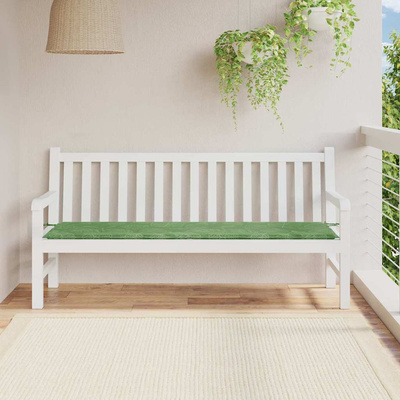 Poduszka na ławkę Materiał Oxford Wzór liścia 150 x 50 x 3 cm