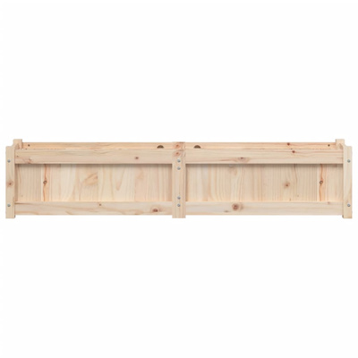 Donica ogrodowa, 150x31x31 cm, lite drewno sosnowe