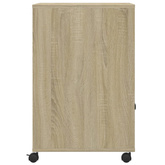 Szafka pod drukarkę, z kółkami, dąb sonoma, 60x48x74 cm