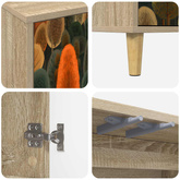 Bufet ZAANDAM Sonoma 102 x 33 x 75 cm Drewno inżynieryjne