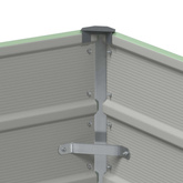 Donica Zielony 100 x 40 x 75 cm Stal