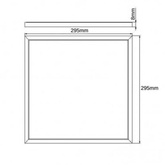 Panel LED - 297x297mm - Ciepła barwa - 18W