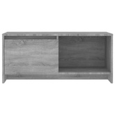 vidaXL Szafka pod TV, szary dąb sonoma, 90x35x40 cm