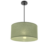 SHANTI lampa wisząca czarny 1x40 E27 abażur miętowy  31-38654