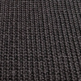 vidaXL Dywanik, naturalny sizal, 100x250 cm, czarny