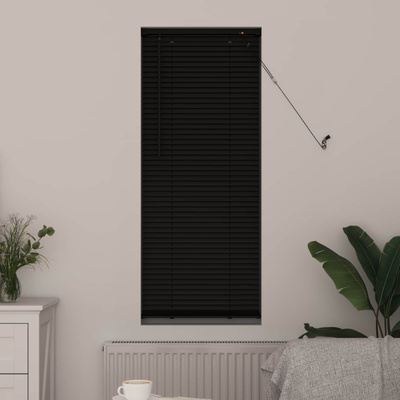 Żaluzja wenecka Czarny 150 x 40 cm 25 mm PVC