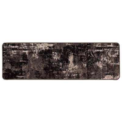 Chodnik dywanowy MARSA Czarny 50 x 450 cm Poliester i PVC