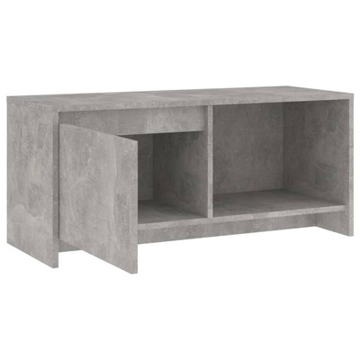 vidaXL Szafka pod TV, szarość betonu, 90x35x40 cm