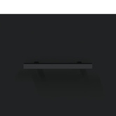 vidaXL Szafka pod TV, czarna, 150x36x30 cm, materiał drewnopochodny