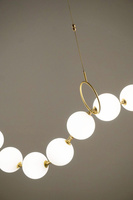 LAMPA JAK NASZYJNIKI Z PEREŁ – PEARL PERLA ADANI AD161