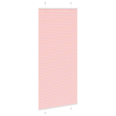 Roleta plisowana różowa 85x200 cm Szerokość tkaniny 84,4 cm