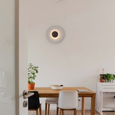 Kinkiet Nowoczesny Biały okrągły 45cm 12W Abruzzo Orzo