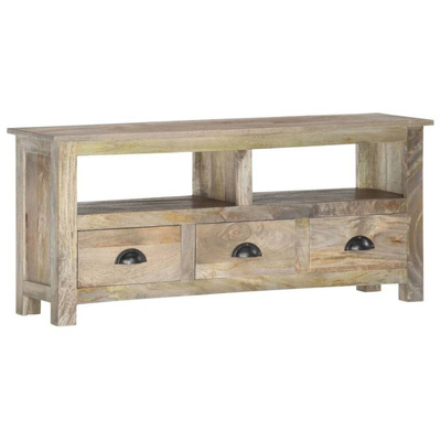 vidaXL Szafka pod TV, 110x30x50 cm, lite drewno mango