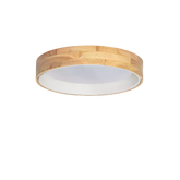 Plafon LED 21W Okrągły 50 cm Naturalne Drewno 3 Barwy Świecenia Abruzzo Vero