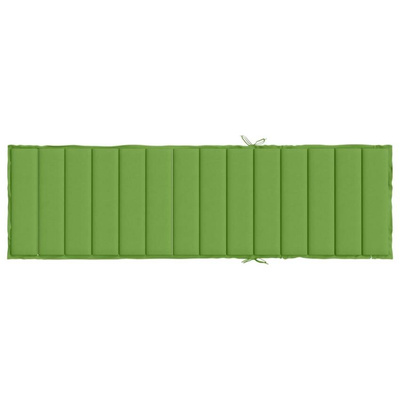 vidaXL Poduszka na leżak, zielony melanż, 200x60x4 cm