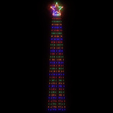 Lampki choinkowe, 320 LED, kolorowe, 375 cm