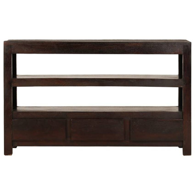 vidaXL Szafka pod TV, drewno akacjowe, 90 x 30 x 55 cm, ciemnobrązowa