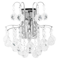 Lampa ścienna kinkiet kryształowy MONTE CARLO 1x60W E27 złoty wariant 5