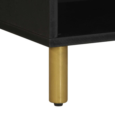 Szafka pod telewizor, czarna, 80x33x46 cm