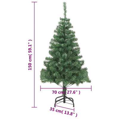 choinka ze stojakiem, 150 cm, 380 gałązek Sztuczna