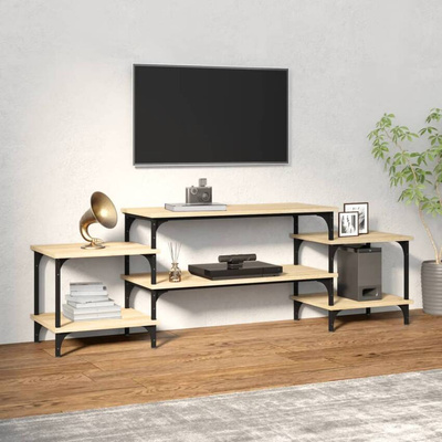 vidaXL Szafka pod TV, dąb sonoma, 157x35x52 cm