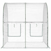 Szklarnia z ramą 160 x 200 x 192,5 cm PVC przezroczysty