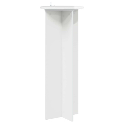 Stojak na rośliny 2 pcs Biały wysoki połysk ?40 x 100 cm