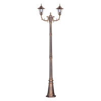 Lampa ogrodowa stojąca K-7064A2/2 CZARNY/ZŁOTY z serii STANDARD
