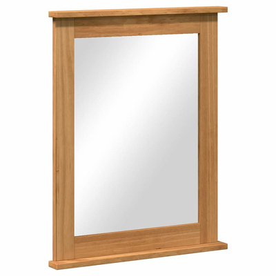 Lustro VIGO Miodowy brąz 55,5 x 5 x 70 cm Lite drewno sosnowe