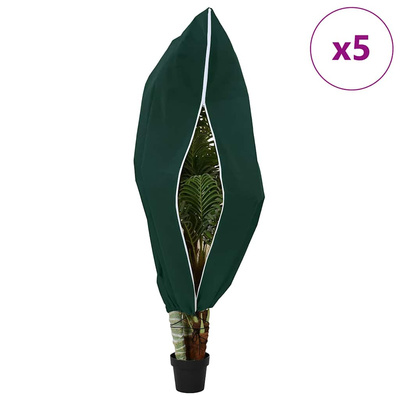 Osłony Fleece dla Roślin Przed Przymrozkami 5 pcs Zielony