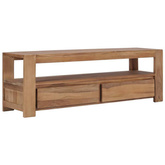 vidaXL Szafka pod TV, 120 x 30 x 40 cm, lite drewno tekowe
