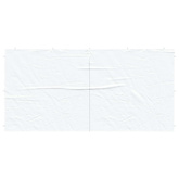 Ściana boczna namiotu na imprezy 2 pcs Biały 400 x 195 cm