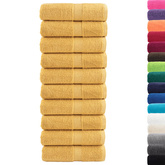 Ręczniczki premium, SOLUND, 10 szt., złote, 30x50 cm, 600 g/m?