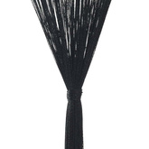 Zasłony sznurkowe, 2 sztuki, 140 x 250 cm, czarne