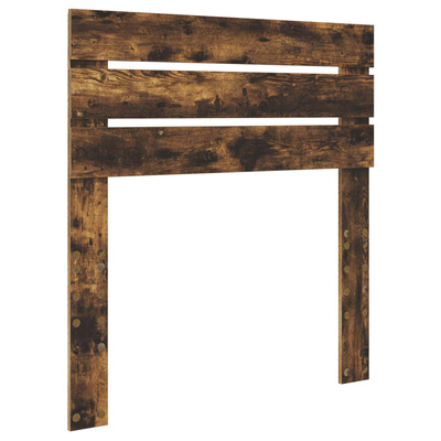 Ramka łóżka Dąb wędzony 75 x 190 cm Lite drewno sosnowe