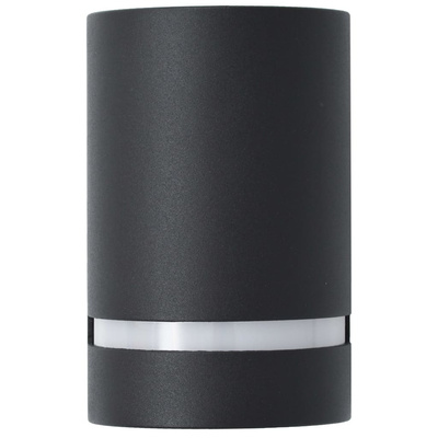 vidaXL Zewnętrzne lampy ścienne, 2 szt., 35 W, czarne, półokrągłe