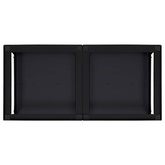 Podstawka na Pralkę 2 pcs Czarny 124,5 x 61,5 x 32,5 cm Stal