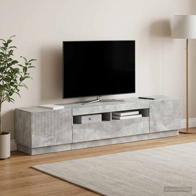 Szafka na Telewizor LED HOORN 3 szt. Betonowy szary