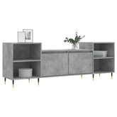 Szafka pod TV, szarość betonu, 160x35x55 cm vidaXL