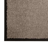 Dywanik drzwiowy Beżowy 60 x 40 x 1.2 cm Tkanina Teddy