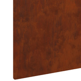 Krawężnik do trawnika 10 szt. 100 x 22 cm Stal Rdzawy