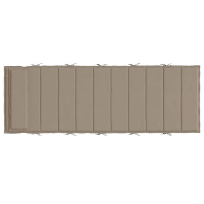 vidaXL Poduszka na leżak, kolor taupe, 180x60x3 cm, tkanina Oxford