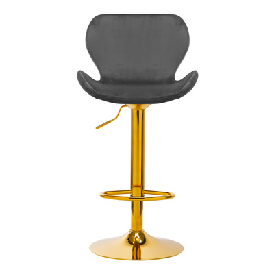 4Rico Hoker barowy QS-B15 aksamit szary  141186