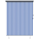 Roleta Niebieski i biały 200 x 250 cm Materiał i Aluminium